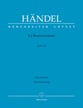 La Resurrezione, HWV 47 Four-Part Vocal Score cover